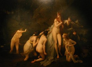 Diana Surprised — Jules Joseph Lefebvre
