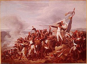 Le Colonel Rampon, A La Tete De La 32e Demi Brigade, Defend La Redoute De Monte Legino.10 Avril 1796 — René Théodore Berthon