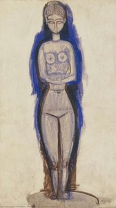 Standing Nude; Study For Caryatid — Amedeo Clemente Modigliani
