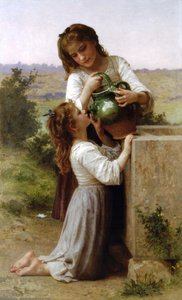 A La Fontaine — William-adolphe Bouguereau