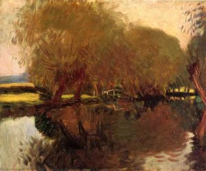 Un Pâcurar În Apropierea Orașului Reading — John Singer Sargent