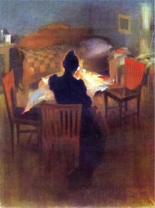 Light Interior In Mora — Carl Larsson