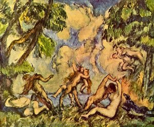 Bacchanalie : La Bataille De L'amour — Paul Cézanne