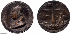 Medal Of Cardinal Francesco Gonzaga (verso) — Sperandio Savelli
