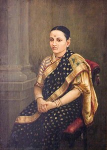 Porträt Einer Dame — Raja Ravi Varma