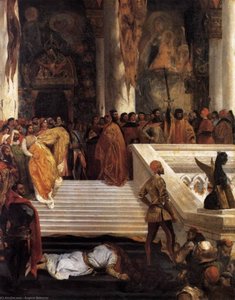 Die Hinrichtung Des Dogen Marino Faliero — Eugène Delacroix