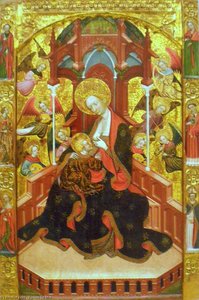 Virgin Suckling The Child — Ramon De Mur