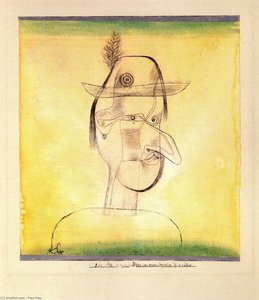 Comic Character From A Bavarian Folk Play — Paul Klee