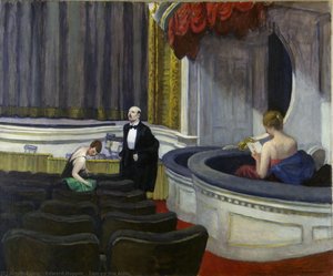 Dos En El Pasillo — Edward Hopper