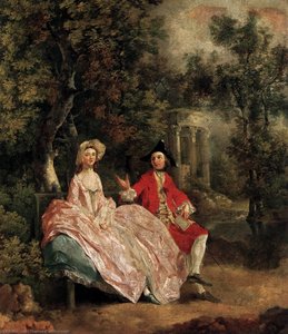 Gespräch Im Park — Thomas Gainsborough