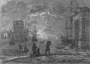 Harbour Scene — Claude Lorrain (claude Gellée)