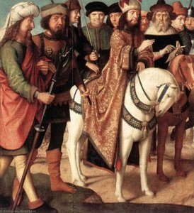 La Disputa Di Pilato Con Il Sommo Sacerdote — Gerard David