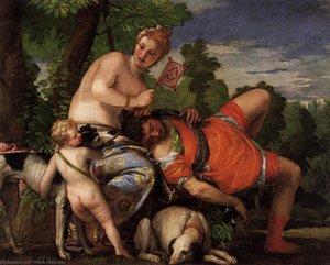 Venere E Adone — Paolo Veronese