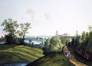 The Landscape In The Park With A View Of The Farm — Semyon Shchedrin