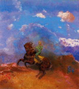 The Green Horseman — Odilon Redon