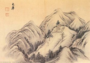 Album Di Paesaggi Intorno Al Monte Geumgangsan — Kim Hong-do