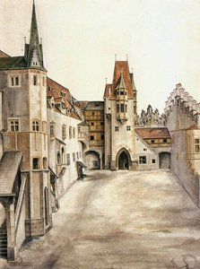 Dziedziniec Dawnego Zamku W Innsbrucku Bez Chmur — Albrecht Dürer