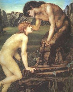 Pan And Psyche — Edward Coley Burne-jones