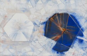Crystals in White and Blue