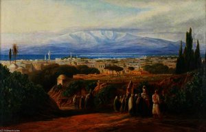 View Of Beirut — Edward Lear