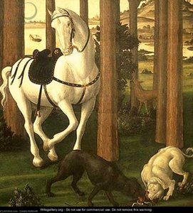 The Story of Nastagio degli Onesti (detail of the second episode)