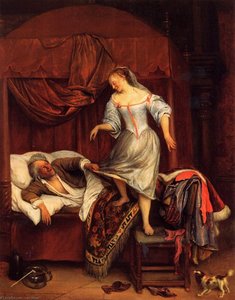 Couple In A Bedroom — Jan Havickszoon Steen