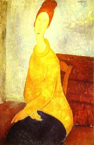 Jeanne Hébuterne En Amarillo — Amedeo Modigliani