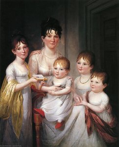 Madame Dubocq And Her Children — James Peale