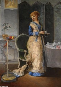 Woman in an Interior (also known as Le thé)