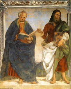 To Tolkning Af Apostler I Strid — Luca Signorelli