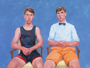 Augustus And Perry Barringer — David Hockney