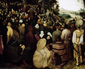 El Sermón De San Juan Bautista (detalle) — Pieter Bruegel El Viejo