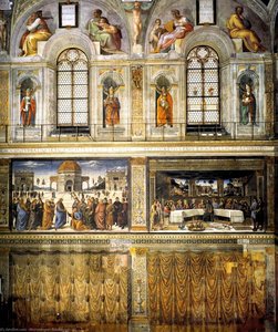 Duvar Süslemesinin Detayı — Michelangelo