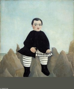 Boy On The Rocks — Henri Julien Félix Rousseau (le Douanier)