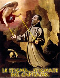 St Francis Of Assisi Receiving The Stigmata — Francisco De Zurbarán