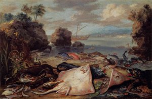 The Day's Catch — Jan Van Kessel