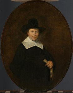 Gerard Abrahamsz Van Der Schalcke (1609-67). Haarlem Cloth Merchant, Gerard Ter Borch (ii), 1644 — Gerard Ter Borch The Younger