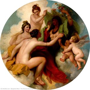 The Graces Unveiling Nature — Benjamin West