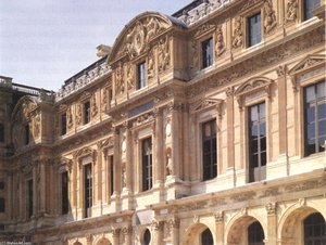 Façade Of The Cour Carrée (wing Lescot) — Jean Goujon