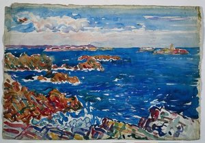 La Costa Rocosa — Maurice Brazil Prendergast