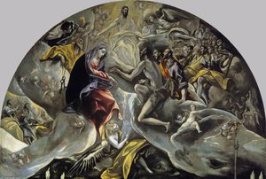 La Mise À Tombe Du Comte D'orgaz (détail) — Él Greco