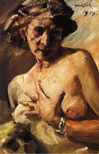 The Magdalen With Pearls In Her Hair — Lovis Corinth