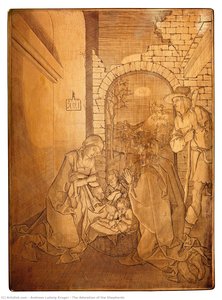 The Adoration Of The Shepherds — Andreas Ludwig Kruger