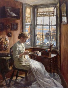 The Harbour Window — Stanhope Alexander Forbes