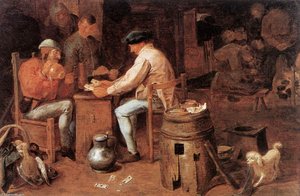 The Card Players — Adriaen Brouwer