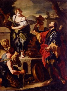 Rebecca And Eliezer At The Well — Francesco Solimena