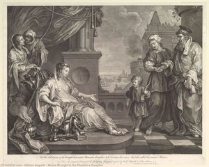 Mosè Portata Alla Figlia Del Faraone — William Hogarth
