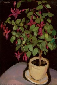 Pot Of Fuchsias — Tamara De Lempicka