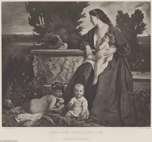 Römische Familienszene — Anselm Feuerbach