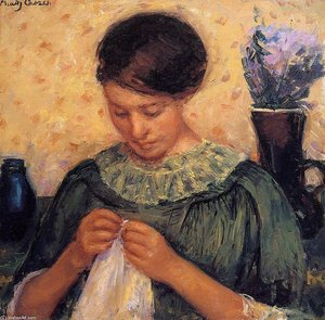 Die Näherin — Mary Stevenson Cassatt